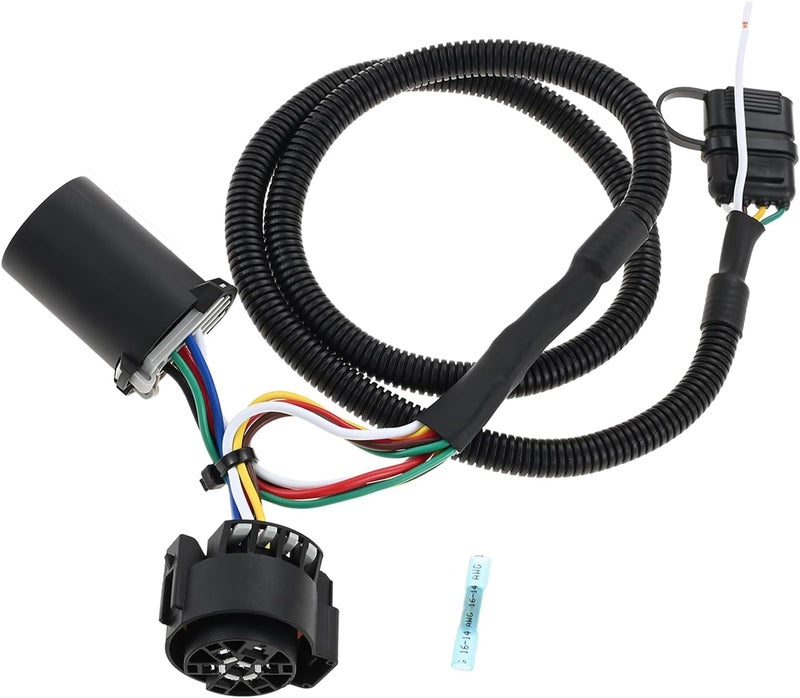 Mtsooning 7 Pin to 4 Pin Trailer Wiring Harness with Reverse Wire,43 Inches Trailer Extension Wire Connector Adapter Replacement for Trucks Pickups, Trailer Plug for Installing LED Tailgate Light Bar - Image 4